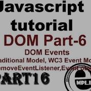 JavaScript Tutorial In Hindi Part 16 DOM 6 DOM Events