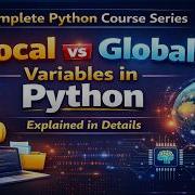 Local Vs Global Variables In Python Python Complete Course Series Python Latest Version