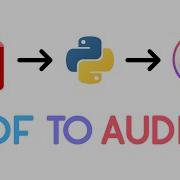 How To Create PDF To Audio Converter Using PyPDF2 And Pyttsx3 Modules In Python Audio Book