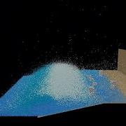 4K SPH Python Taichi 300K Particles Ver 2 Simulation Of Sea Waves Gradually Flooding The Beach