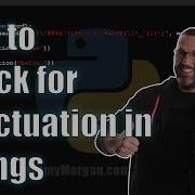 How To Check If A String Contains Punctuation In Python