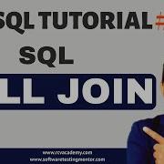 SQL Tutorial 34 SQL FULL JOIN FULL OUTER JOIN In SQL