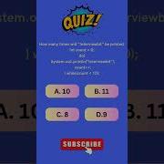 Java MCQ QUIZ Java Programming Language Java Coding Challenge Coding Ytshorts Java Youtube