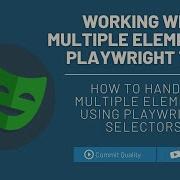 Working With Multiple Elements In Playwright Test NodeJS