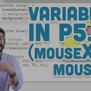 2 1 Variables In P5 Js MouseX MouseY P5 Js Tutorial