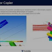 RecurDyn Application Printer Or Copier Multibody Dynamics Simulation