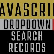 Search Dropdown Combobox Records Django Python Javascript