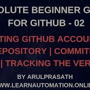 GitHub Tutorials 02 Create A Repository Upload File Commit Track Versions Tamil