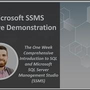 Microsoft SQL Server Management Studio SSMS Feature Demonstration