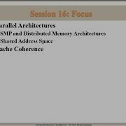 Session16 Parallel Architectures And Symmetric Multi Processing SMP