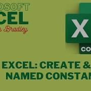 Excel Set Up Use Constants In Worksheets