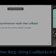 Johan Berg Using C Callbacks In C
