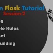 Python Flask Tutorial Routing Variable Rules Redirection URL Building Session 2 CodingWithKarthik