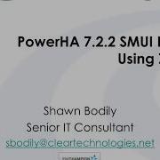 PowerHA 7 2 2 SMUI Demo Using Zones