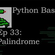 Python Basics String Palindrome
