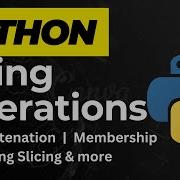 Python String Operations Learn Python Series 05