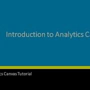 What Is Analytics Canvas