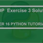 OOP Exercise 3 Python Tutorial 192