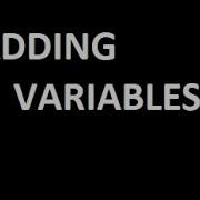 Adding Variables