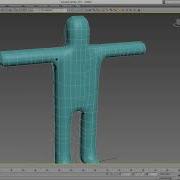 Простейший риггинг и скиннинг персонажа 3dsmax