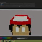 Cube World Model Making Ash Ketchum Speedrun