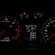 Audi A3 8p Cluster Needle Sweep Efficiency Menu Lap Timer With BOOST And Oil Temperature