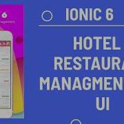 Ionic 7 Hotel Restorent Managment App UI Payment Page