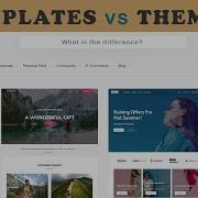 What Is The Difference Between WordPress Templates Vs Themes