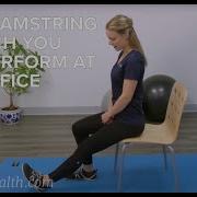 Easy Hamstring Stretch You Can Perform At The Office