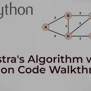 Dijkstra S Algorithm With Python Code Walkthrough
