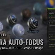 Camera Auto Focus Automatically Calculate DOF Distance Range IClone Python Plugin FREE