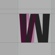 W Antique New Font Guidelines Feature