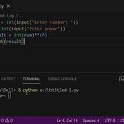 Building A Basic Exponent Calculator In Visual Studio Code With Python
