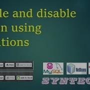 How Enable And Disable Java Netbeans Application Button