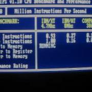 MIPS CPU Speed Test Running On The MCL86 Microsequencer 8088 Core