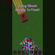Using GHOST BLOCKS To FLOAT D Feat RedCaTV Shorts Minecraft Minecraftshorts Fyp