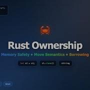 Rust Ownership Explained Move Clone Borrow References Memory Safety Tutorial