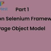 Part 1 Python Selenium Framework Page Object Model