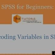 SPSS For Beginners Recoding Variables In SPSS Www Pietutors Com