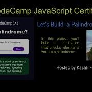 Build A Palindrome Checker App With JavaScript LIVE Fun With Strings Algorithms Tutorial