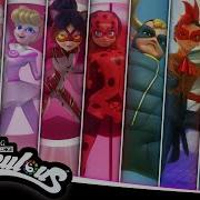 MIRACULOUS ALL TRANSFORMATIONS SEASON 4 Miraculous