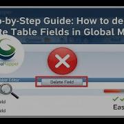 Пошаговое руководство как удалить поля таблицы атрибутов в Global Mapper