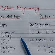 Python Datatypes And Variables Learn Coding