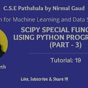 Scipy Special Functions Using Python Programming Part 3 Tutorial 19