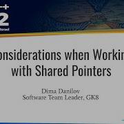 Considerations When Working With Shared Pointers