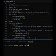 Happy Republic Day Python Coding Shorts