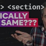 HTML Section Elements Are A Lie Sort Of