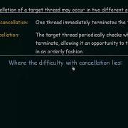 Threading Issues Thread Cancellation WNns0kIDC68