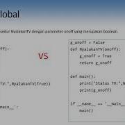 Variabel Global Vs Lokal Di Python