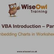 Excel VBA Introduction Part 50 2 Embedding Charts In Worksheets